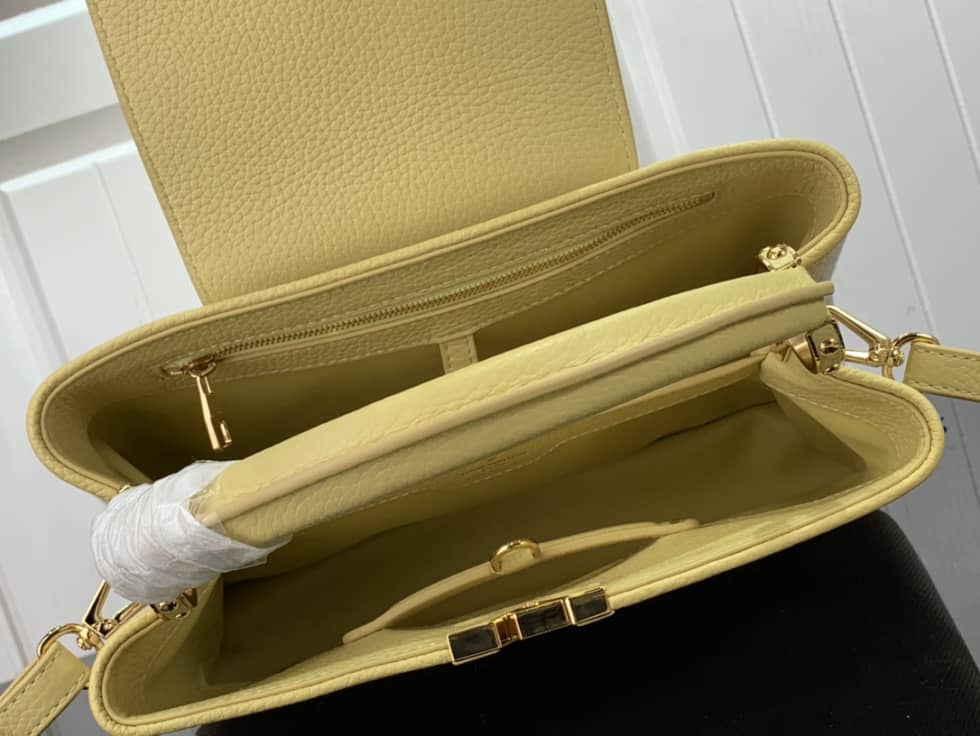 L0vis Vvtt0n Capucines MM Yellow M59872 Replica Shoulder Bag