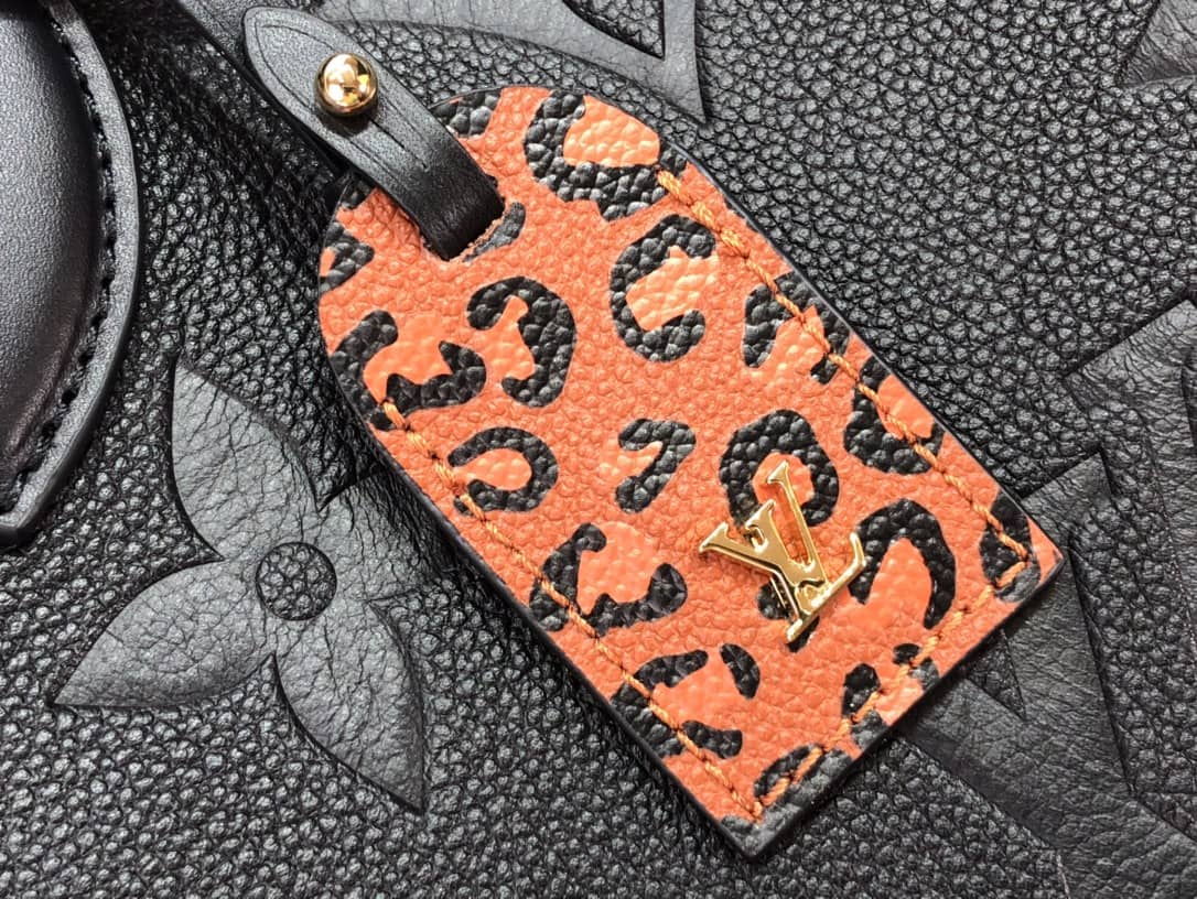 L0vis Vvtt0n Neverfull Dupe MM Monogram Empreinte Medium Bag Replica Black M45856