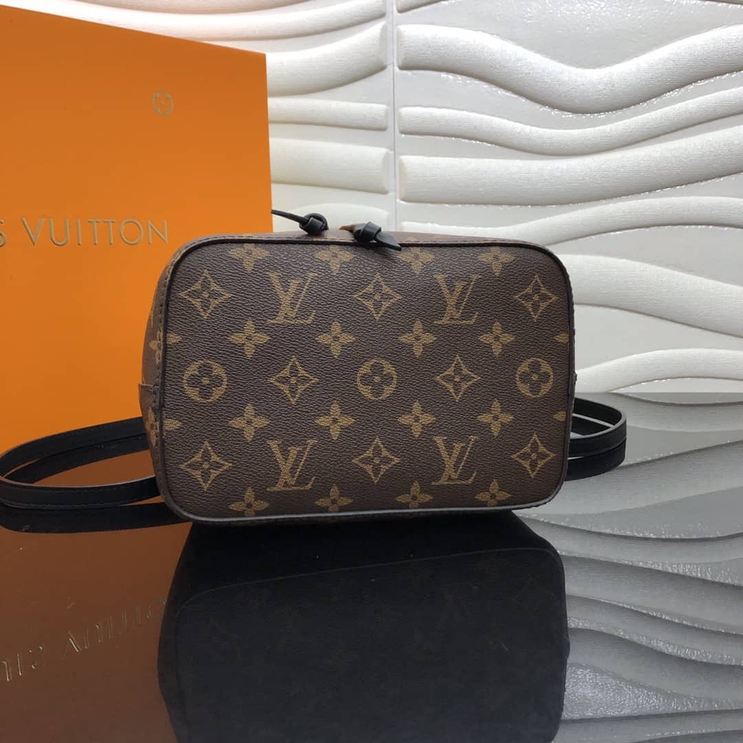 L0vis Vvtt0n Noe Monogram Canvas Replica Bucket Bag Black