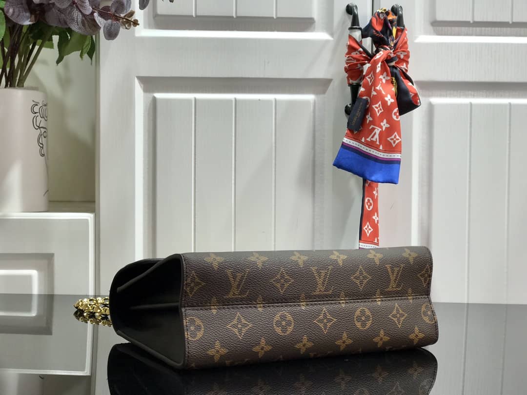 L0vis Vvtt0n Monogram Canvas Victoire Chain Bag Replica Black M41731