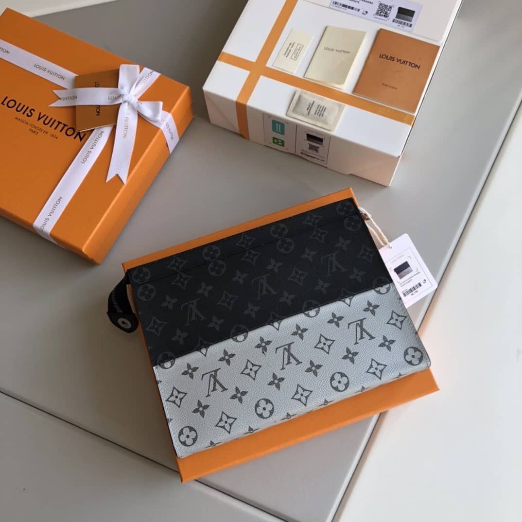 L0vis Vvtt0n Voyage MM Monogram Replica Pochette Black Gray M63039