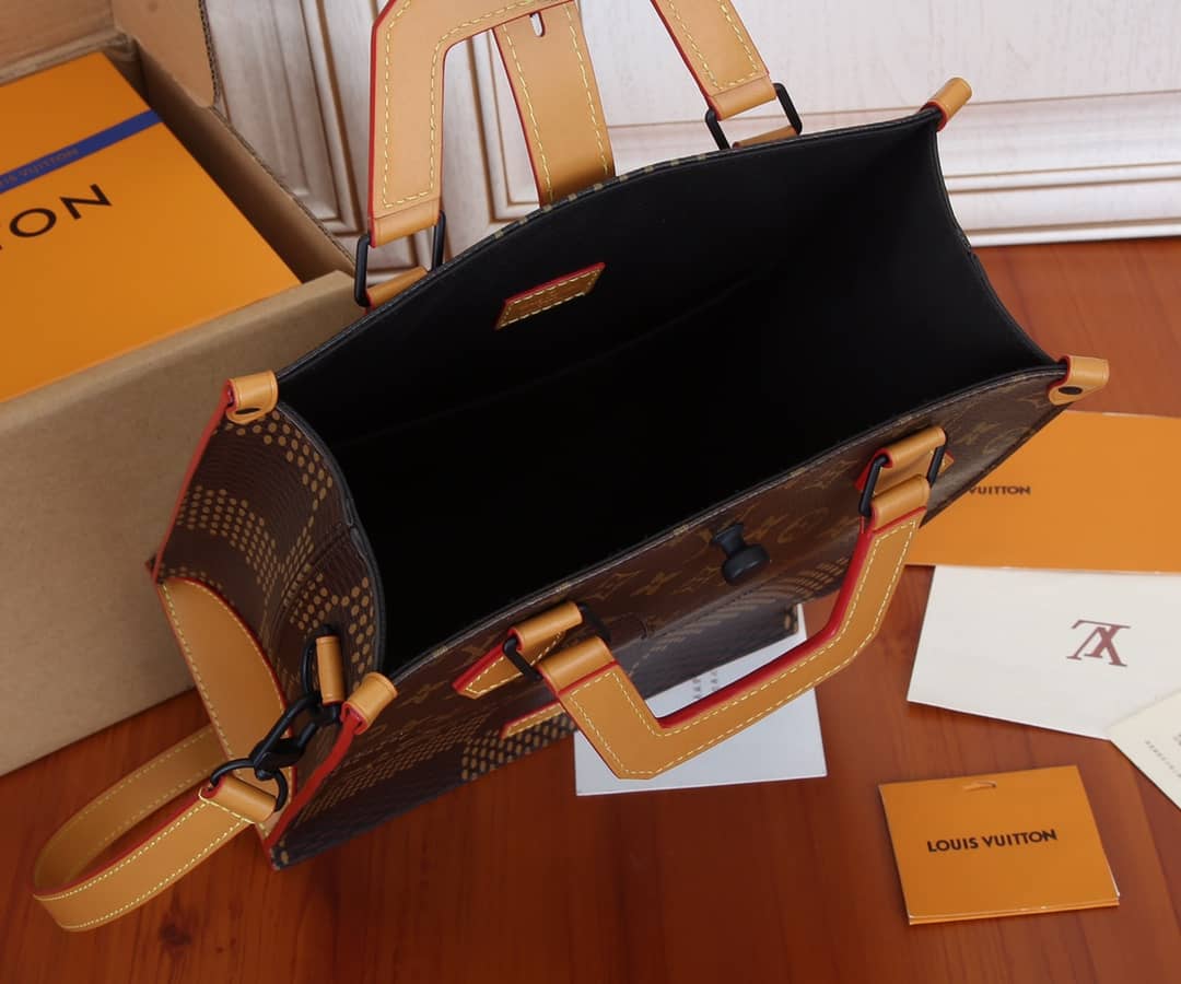 L0vis Vvtt0n x Nigo Damier Ebene Giant Mini N40355 Replica Tote