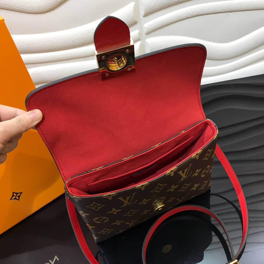 L0vis Vvtt0n Locky BB Replica Shoulder Handbag Red M44080