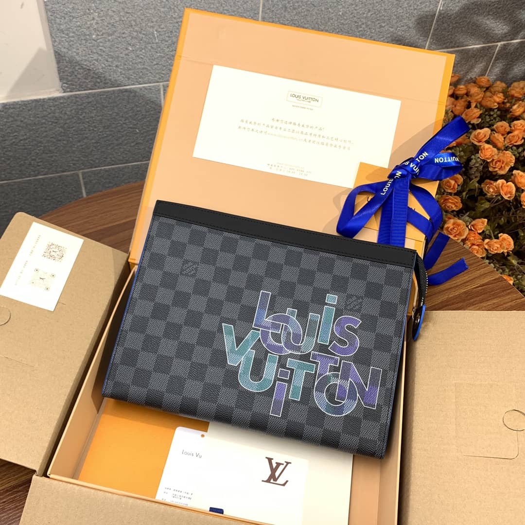 L0vis Vvtt0n Voyage MM Damier Graphite Replica Pochette N60308