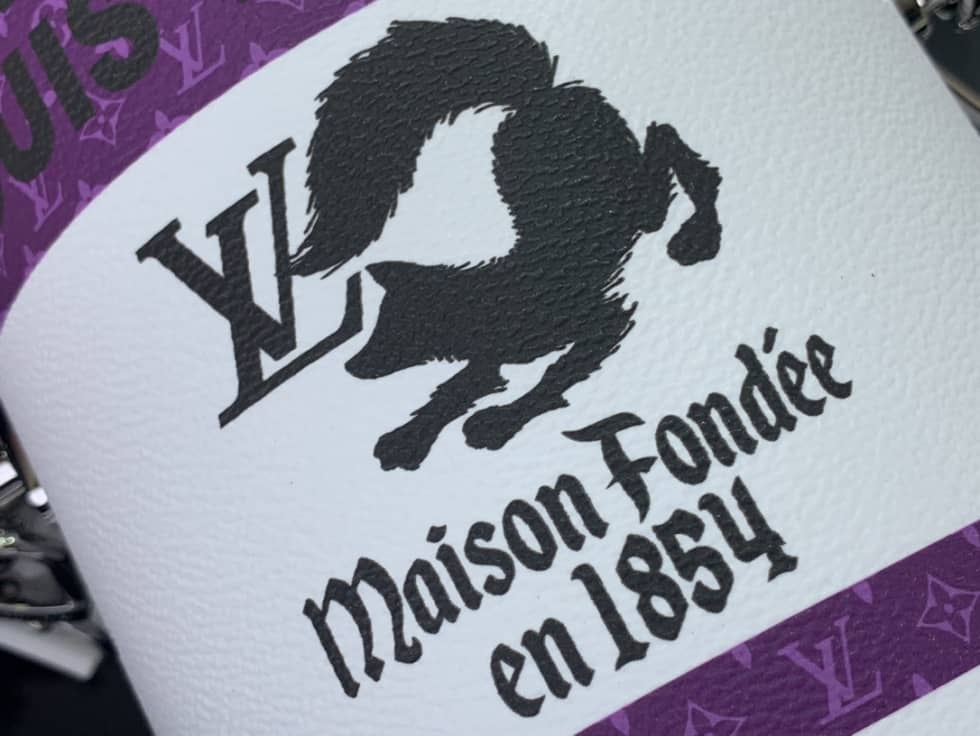 L0vis Vvtt0n Paint Can Purple M81591 Replica Bucket Bag