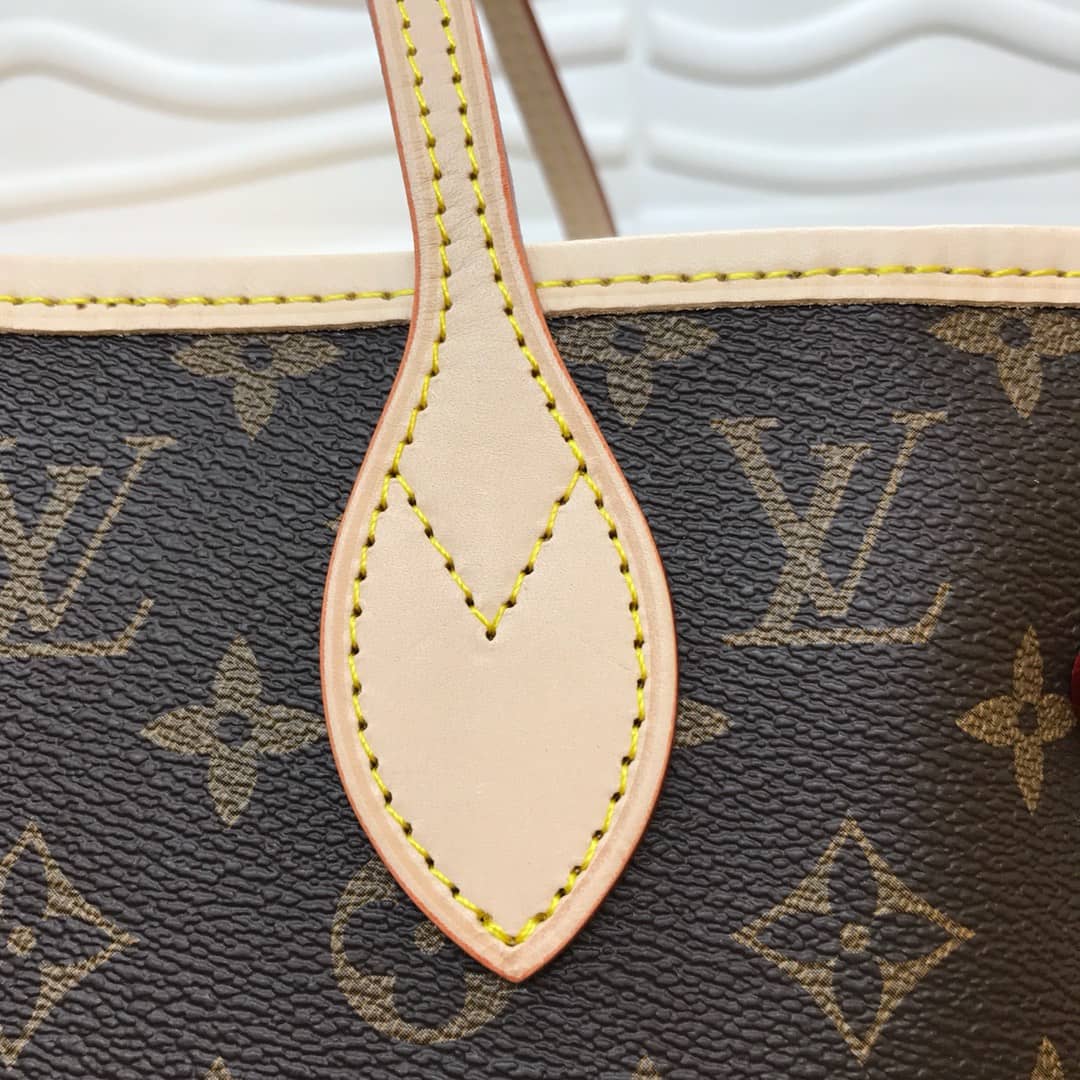 L0vis Vvtt0n Monogram Neverfull MM Bag Replica Pink M40995