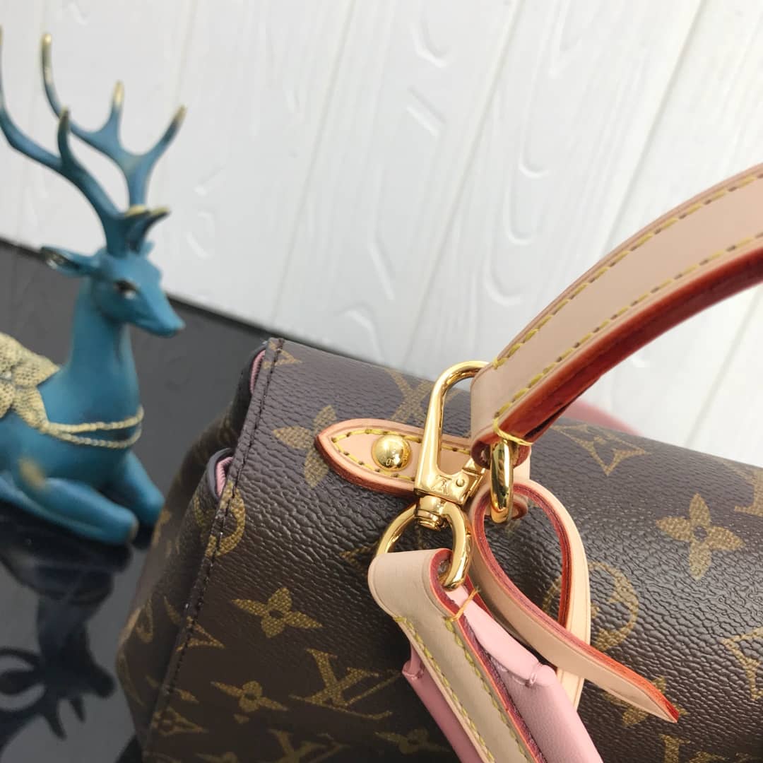 L0vis Vvtt0n Cluny BB Monogram Canvas Shoulder Bag Replica Pink M42738