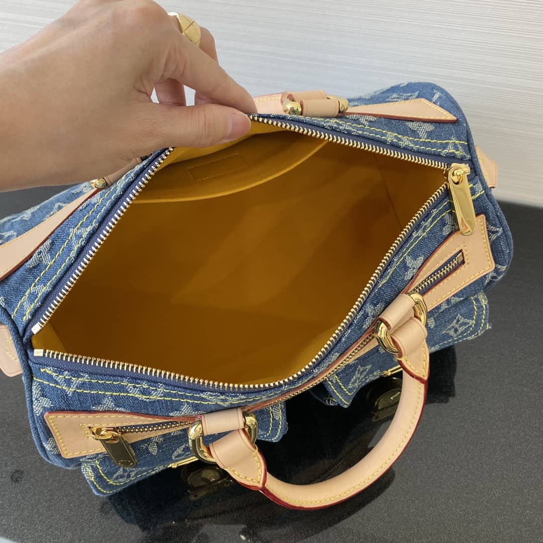 L0vis Vvtt0n Replica Bags Speedy Neo Monogram Denim  M44462