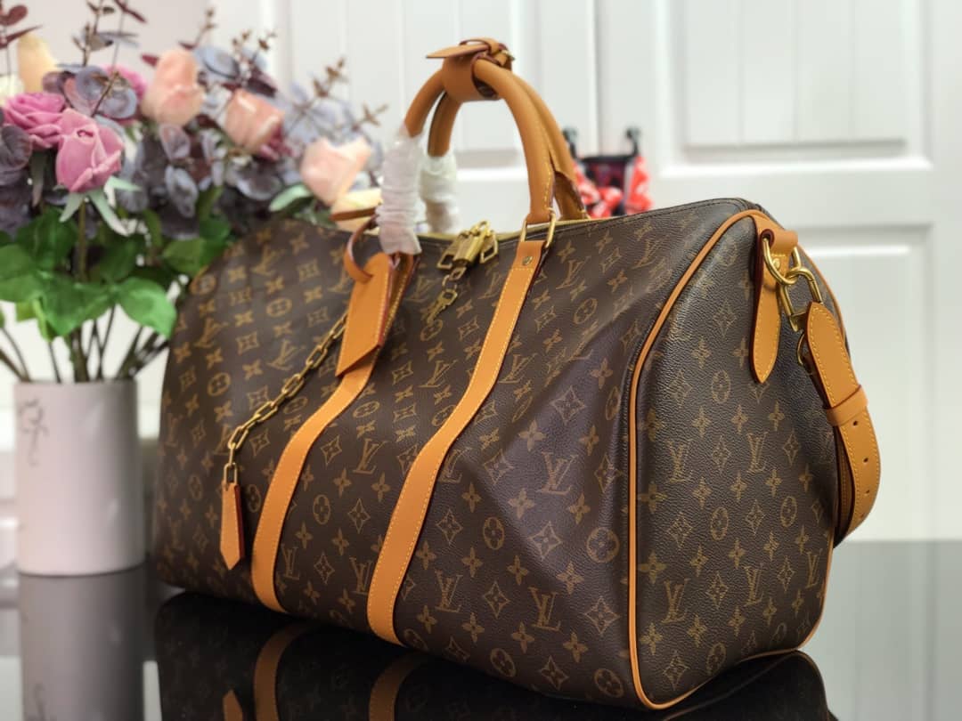 LV Duffle Bag Replica Keepall 50 Virgil Monogram M44880