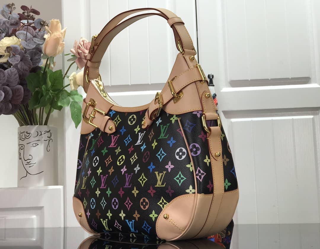 L0vis Vvtt0n Monogram Multi Color Greta Shoulder Bag Replica Black M40196