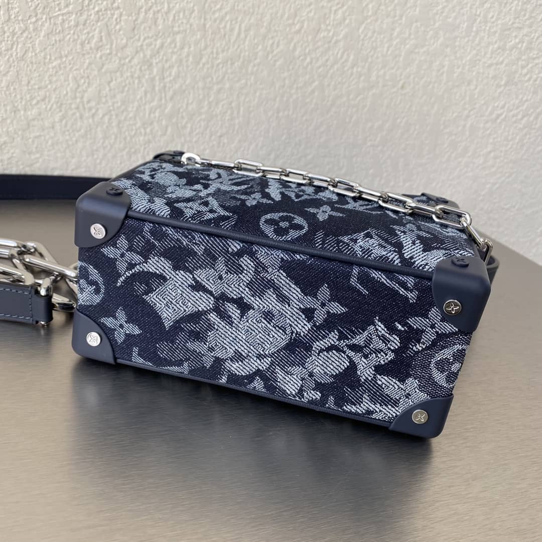 L0vis Vvtt0n Mini Soft Trunk Monogram Tapestry Canvas Replica Bag M80033