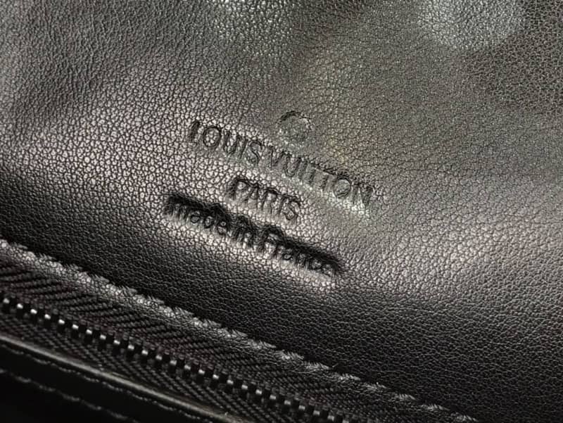 Luxury Mens Leather Logo Chain Tote