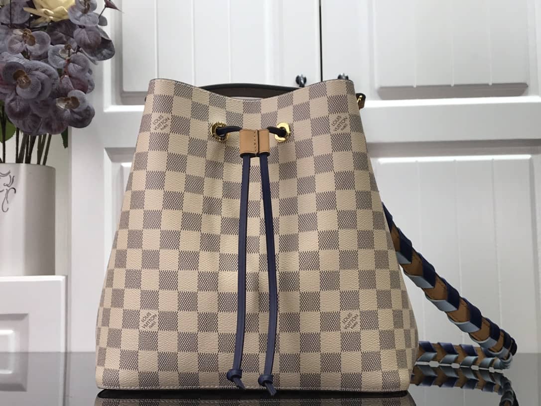 L0vis Vvtt0n Damier Azur Coated Canvas NéoNoé MM Replica Bag N50042