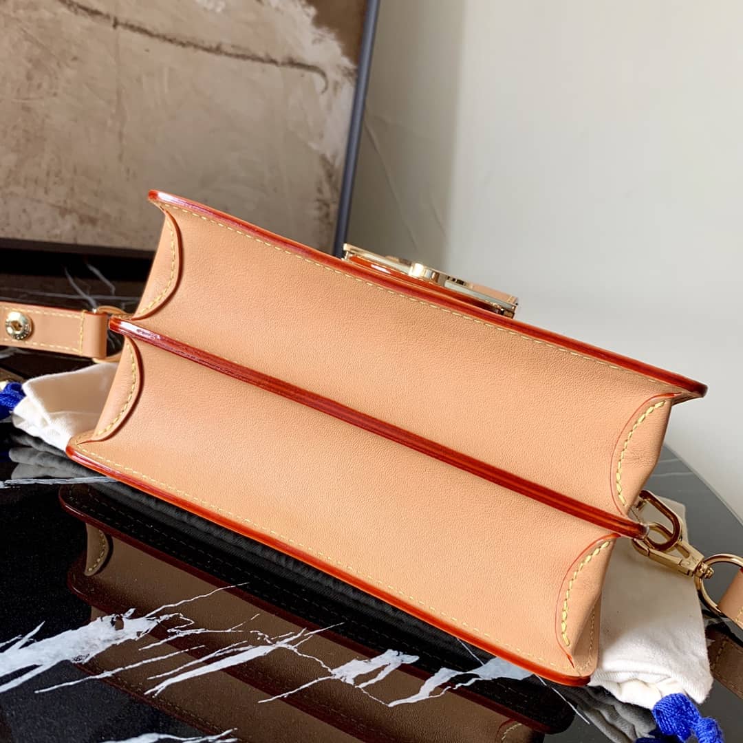 L0vis Vvtt0n Since 1854 Jacquard Pattern Dauphine MM Replica Shoulder Bag Blue M57211