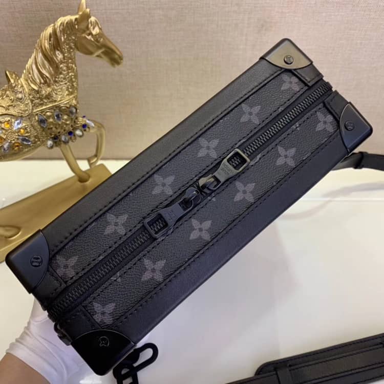 L0vis Vvtt0n x Virgil Abloh Monogram Soft Trunk Replica Black M44478