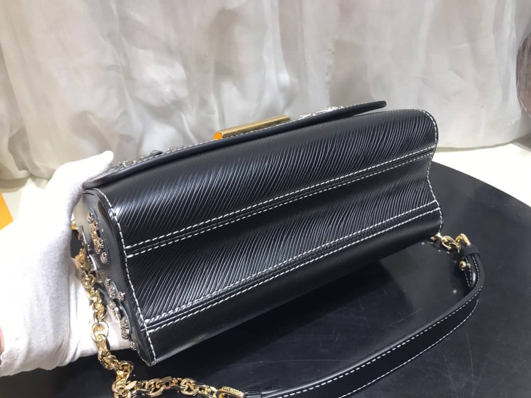 L0vis Vvtt0n Epi Leather Twist MM Replica Bag Black