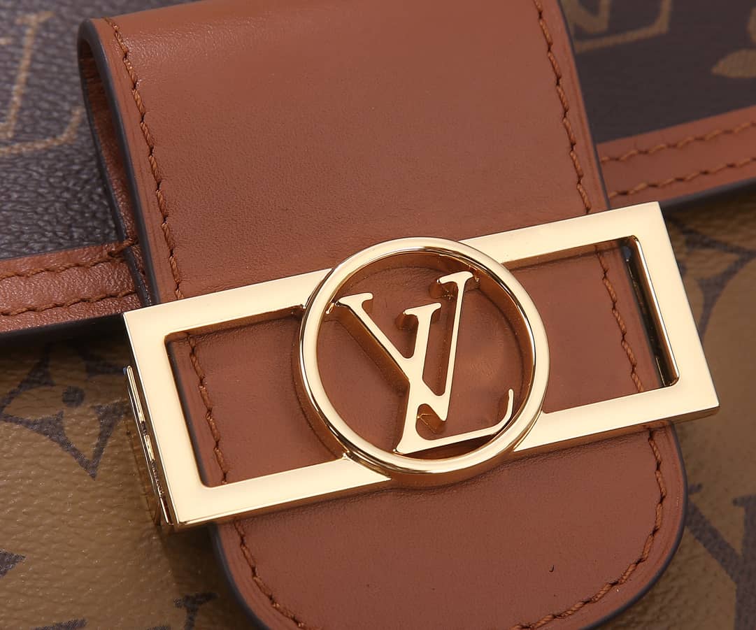 L0vis Vvtt0n Dauphine Mini Monogram Replica Crossbody Bag Brown M44580