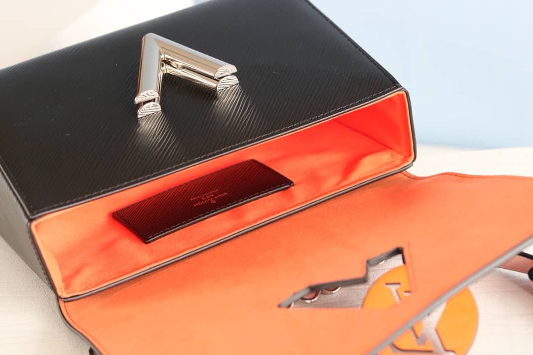 LV Tote Dupe Twist MM Crossbody Bag Replica Black M50305