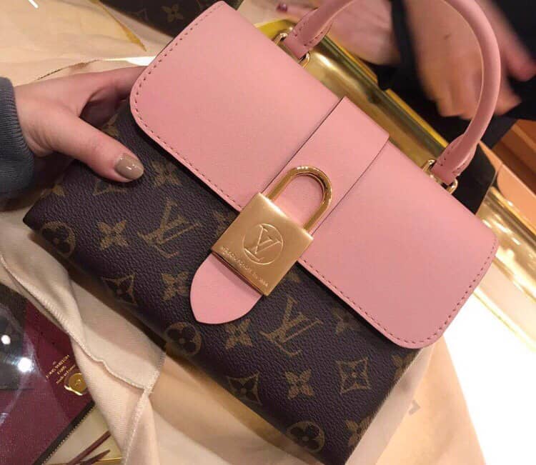 L0vis Vvtt0n Monogram Canvas Locky BB Bag Replica Pink M44321