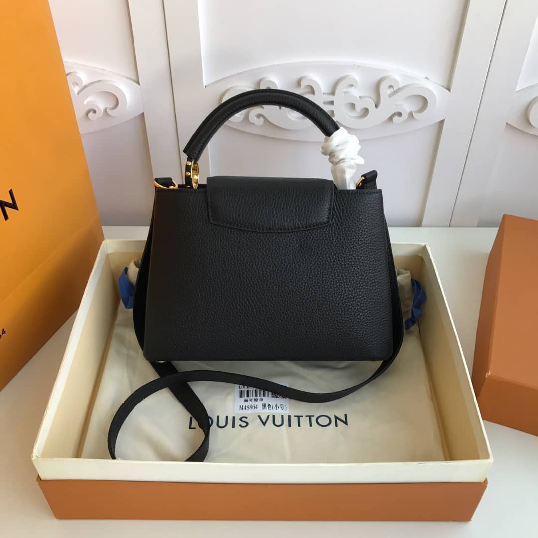 L0vis Vvtt0n Capucines MM Bag Replica Black M48864