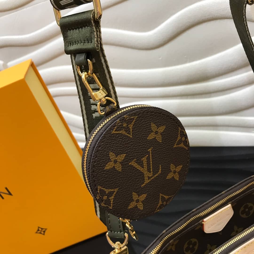 L0vis Vvtt0n Monogram Canvas Multi Pochette Replica Green M44823