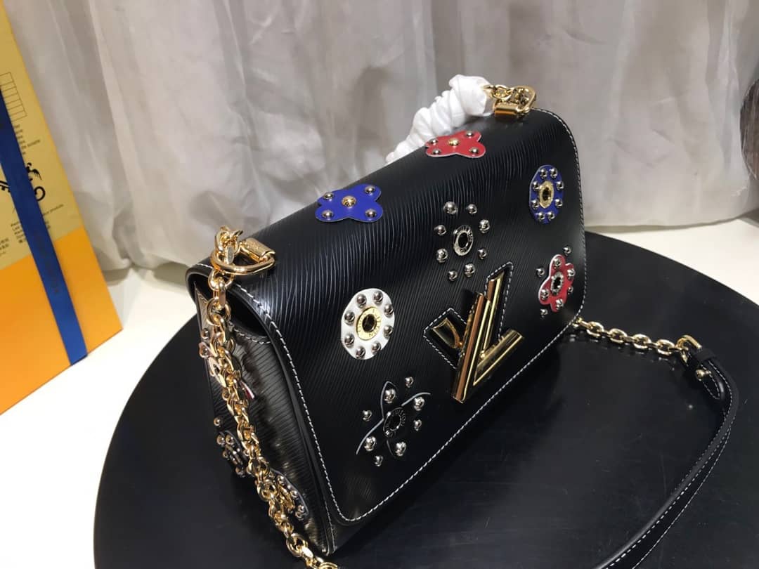 L0vis Vvtt0n Epi Leather Twist MM Replica Bag Black