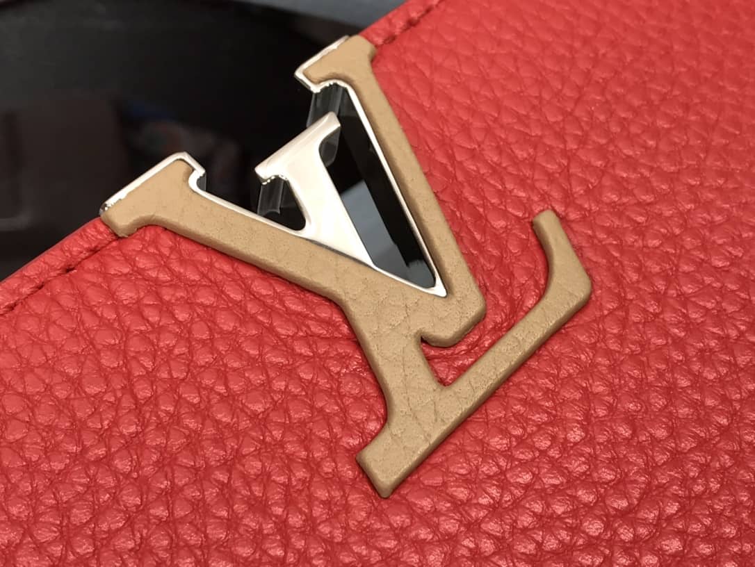 L0vis Vvtt0n Capucines Mini Taurillon Leather Replica Bag Red M57520