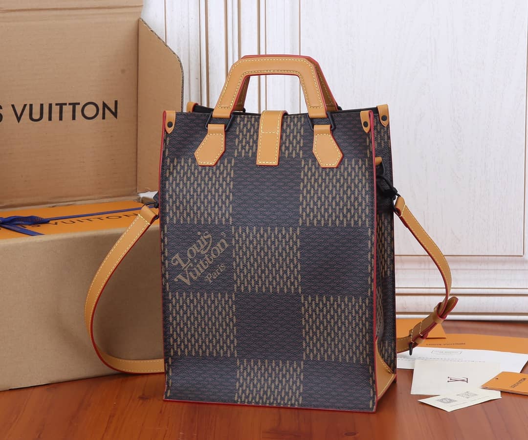 L0vis Vvtt0n x Nigo Damier Ebene Giant Mini N40355 Replica Tote