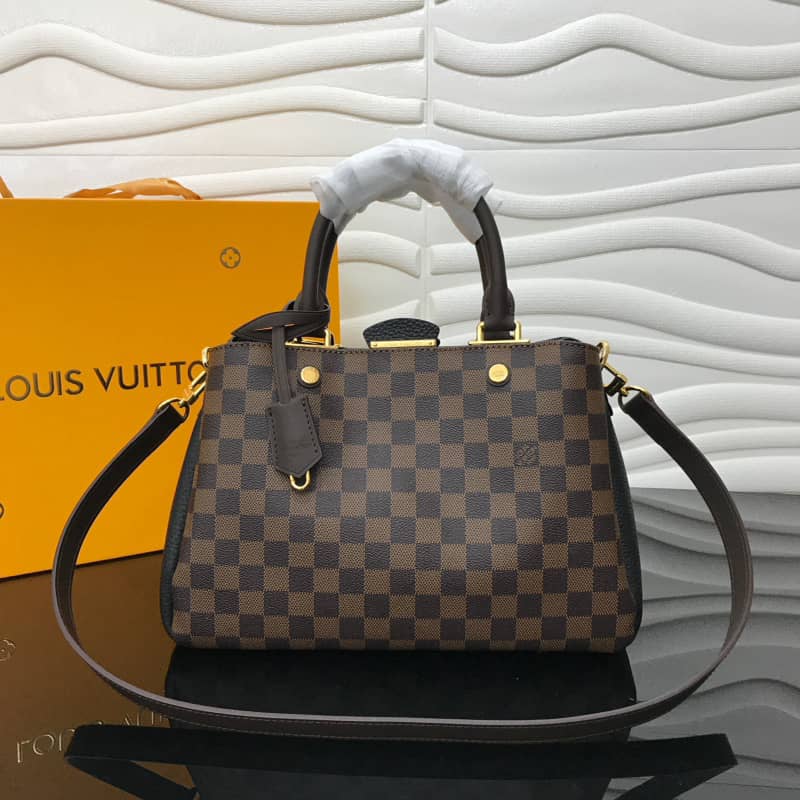 L0vis Vvtt0n Damier Ebene Canvas Brittany Bag Replica Black M41674