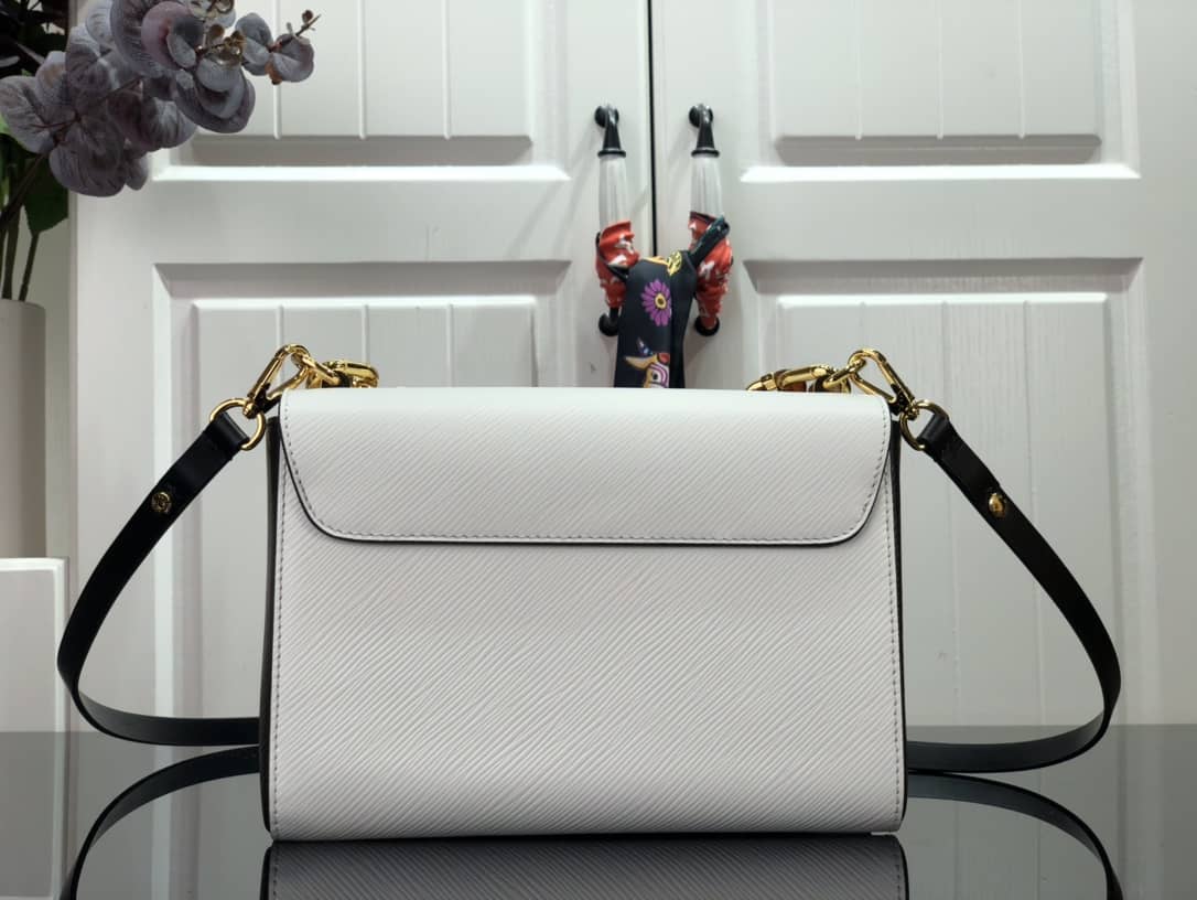 L0vis Vvtt0n Monogram 2Way Leather Twist Replica Handbag White M58526