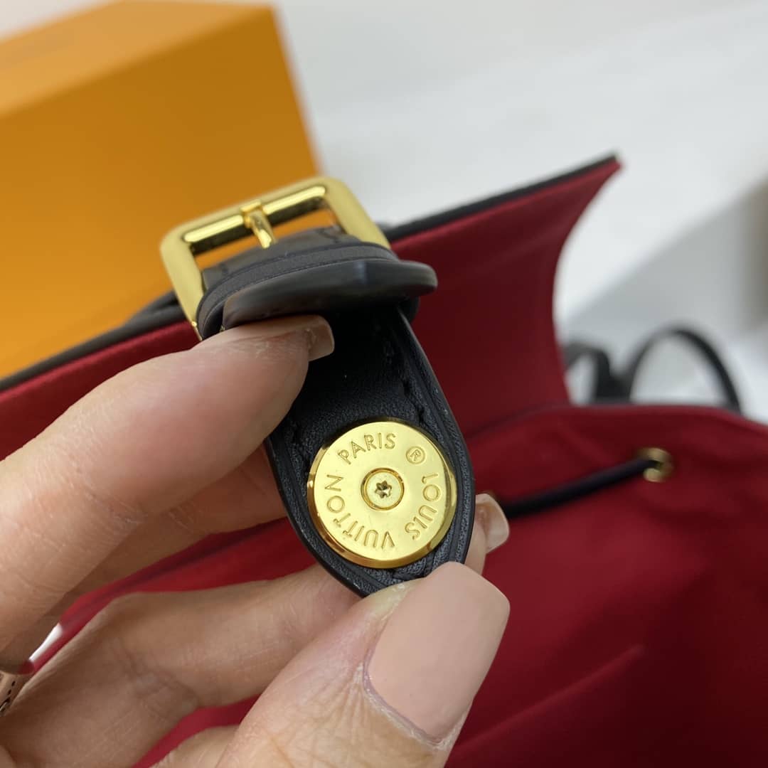 L0vis Vvtt0n Monogram Canvas Montsouris BB Replica Bag M45516 Black