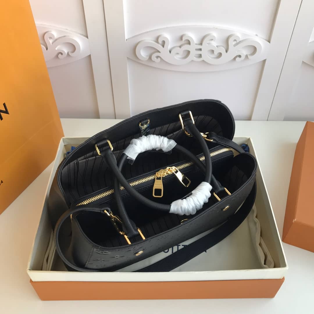 L0vis Vvtt0n Monogram Montaigne MM Shoulder Bag Replica Black M41048