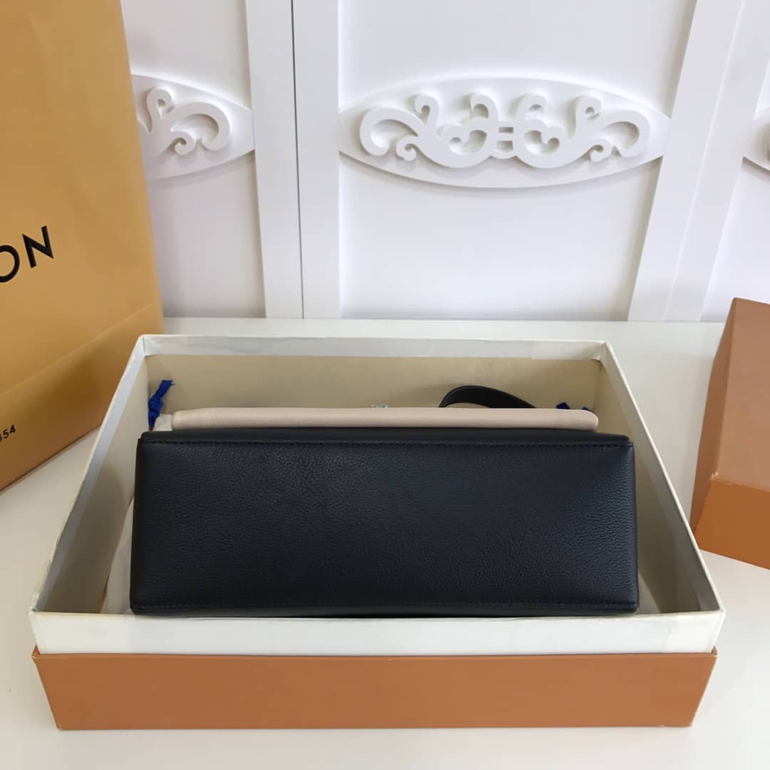 L0vis Vvtt0n MyLockMe 2way Leather Grain Satchel Replica Green M54849