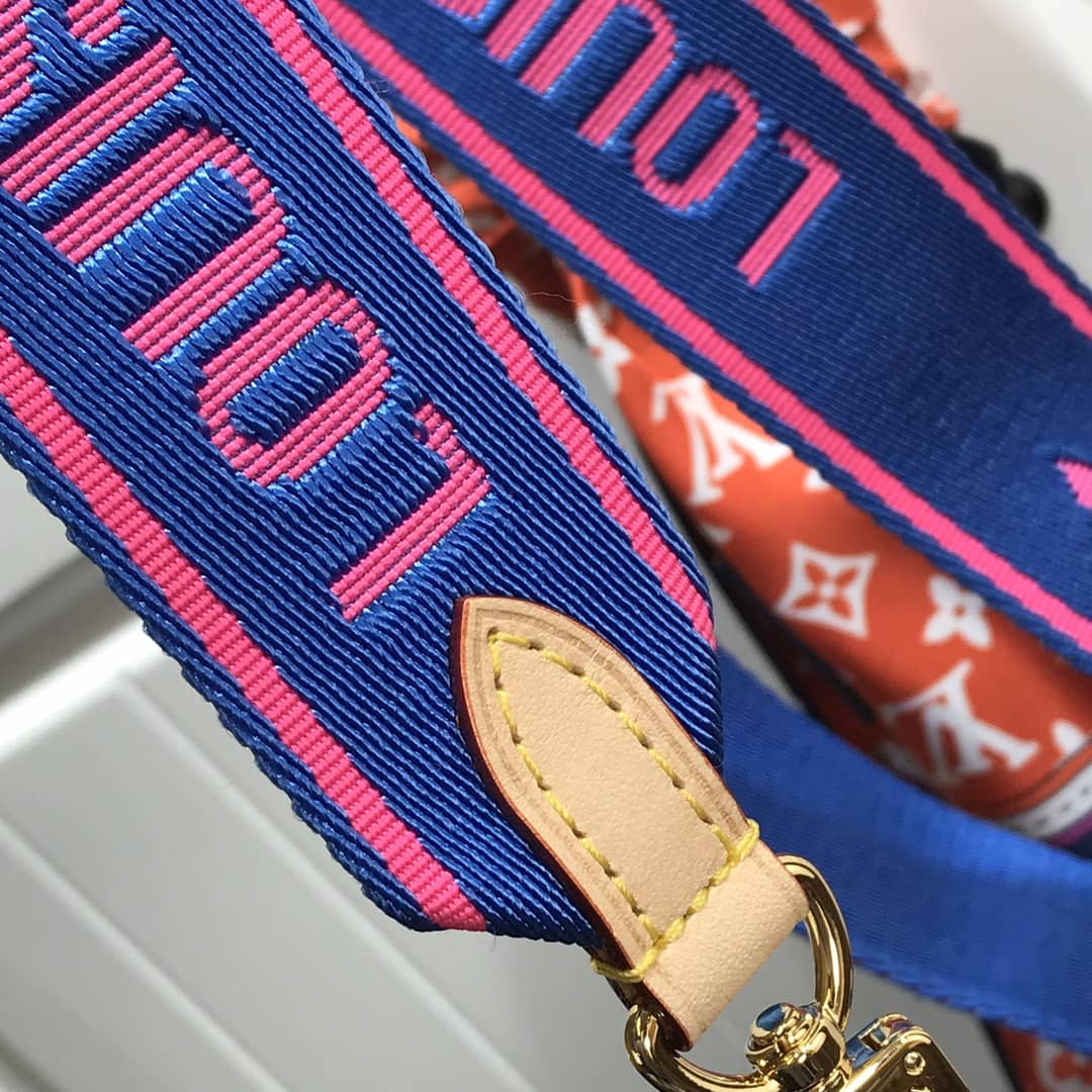 L0vis Vvtt0n Monogram Canvas Multi Pochette Replica Blue M44823