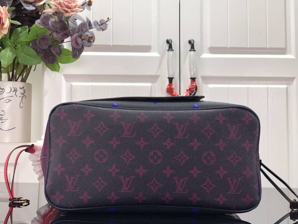 L0vis Vvtt0n Neverfull Dupe Leather Midnight Fuchsia M20511