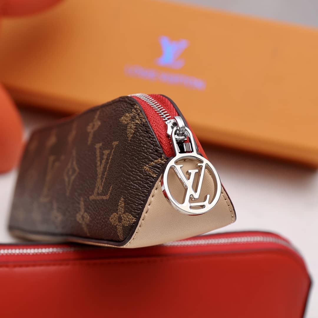 L0vis Vvtt0n Pencil Pouch Elizabeth Monogram Canvas Replica Brown GI0009