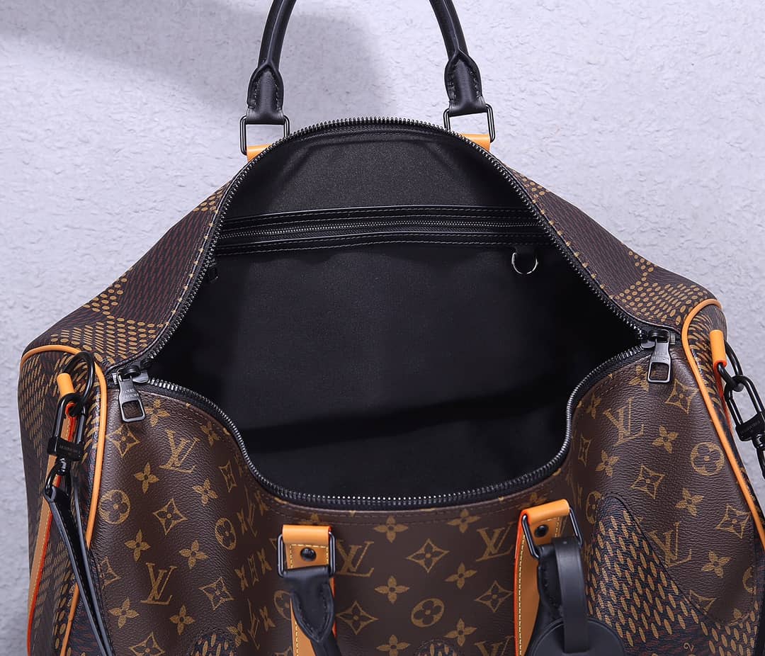 LV Duffle Bag Replica Keepall Bandouliere Nigo Giant Damier N40360