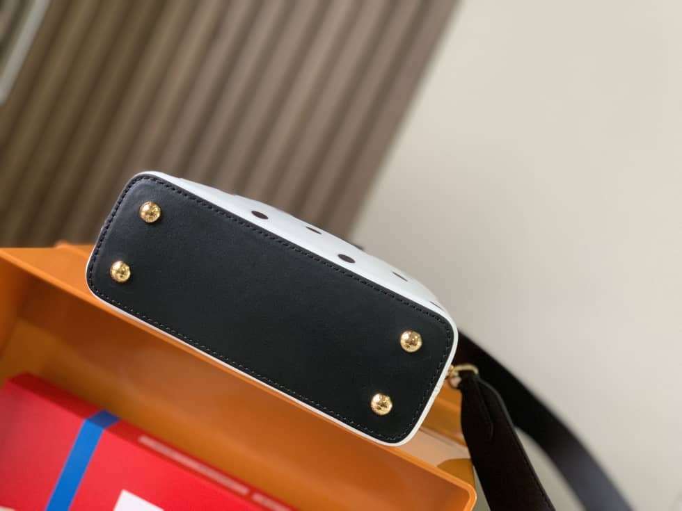 L0vis Vvtt0n Capucines Mini White M20372 Replica Shoulder Bag