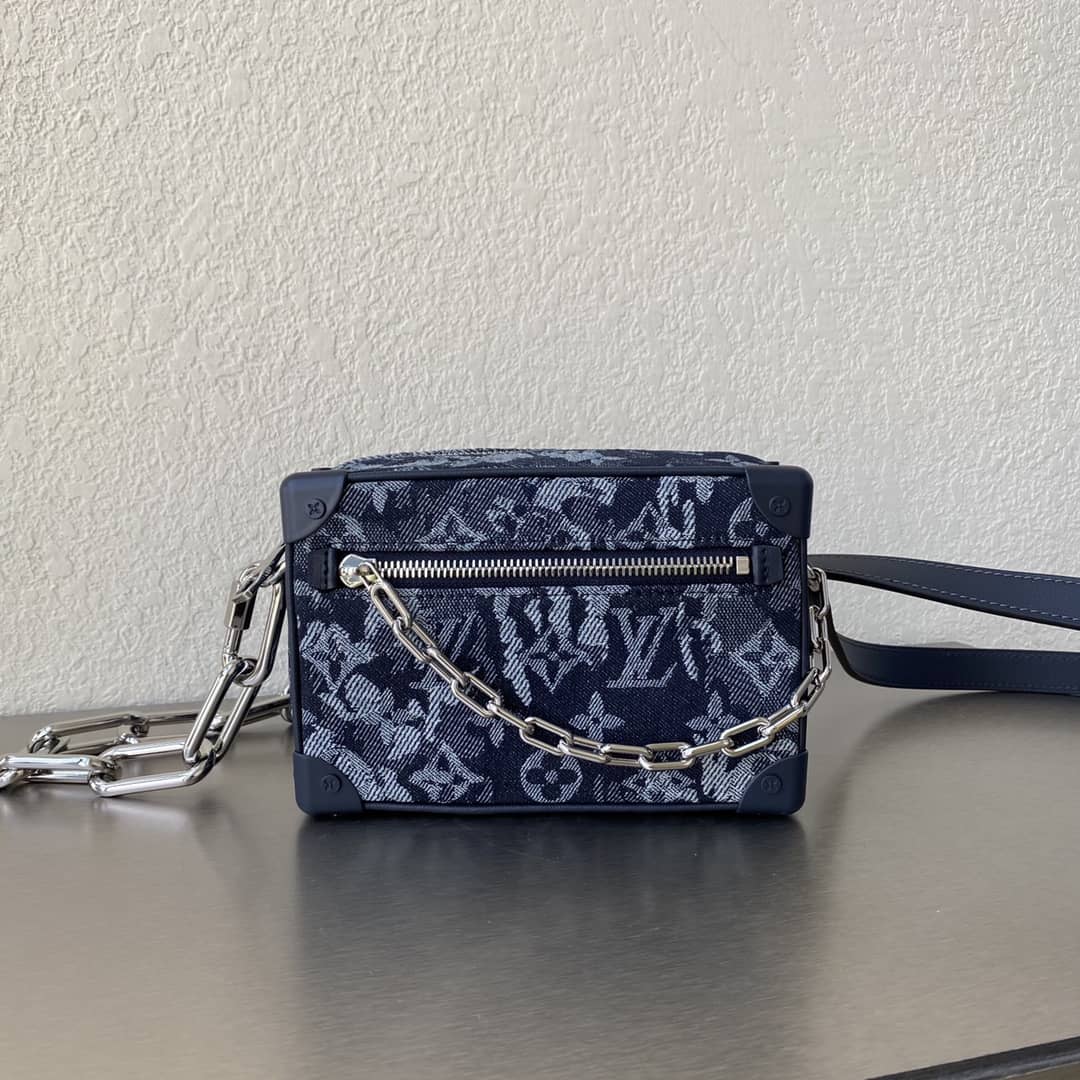 L0vis Vvtt0n Mini Soft Trunk Monogram Tapestry Canvas Replica Bag M80033