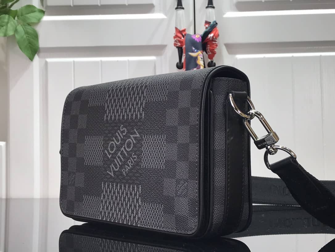 L0vis Vvtt0n Studio Damier Messenger Bag Replica Black N50013