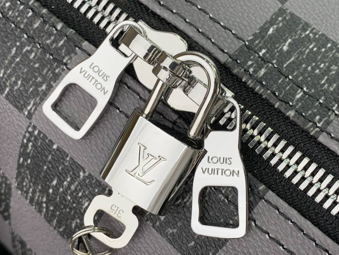 L0vis Vvtt0n Keepall Bandoulière 45 Virgil Abloh Bag Replica Black N80404