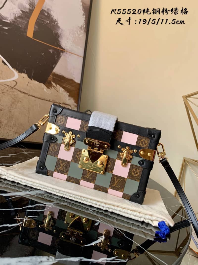 L0vis Vvtt0n Peptite Malle 2 Tone Replica Trunk M55520