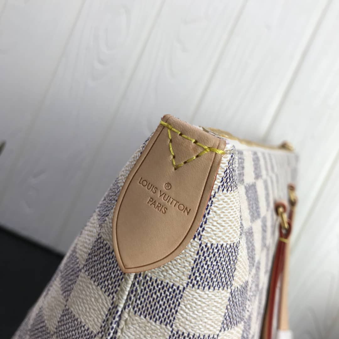 L0vis Vvtt0n Damier Azur Jena MM Semi Tote Replica White M42267