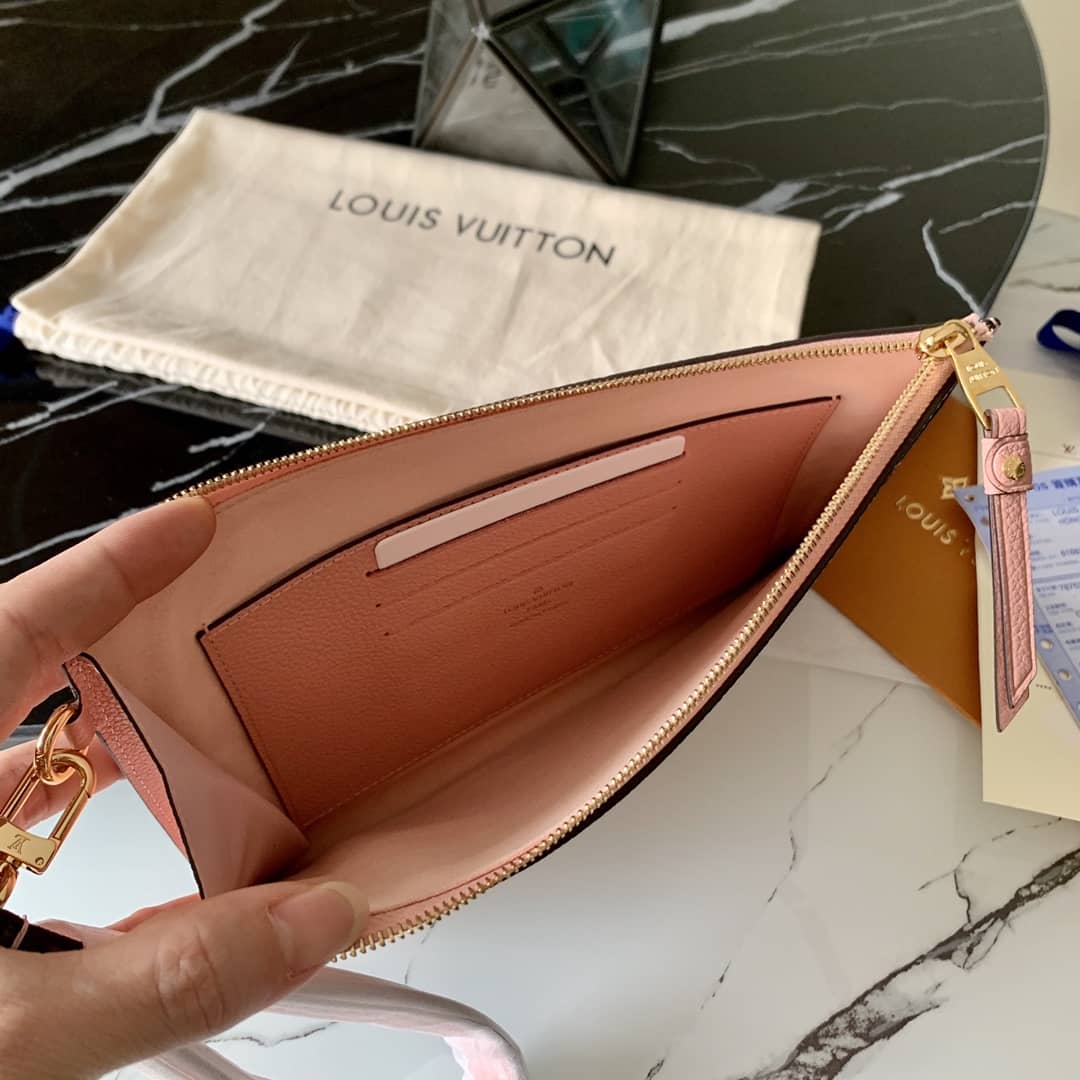 L0vis Vvtt0n Pochette Melanie MM Monogram Empreinte Replica Clutch Pink M68705