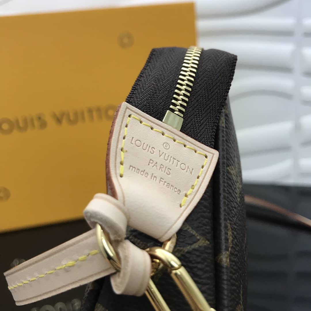 L0vis Vvtt0n Replica Pochette Accessoires Canvas Brown M40712