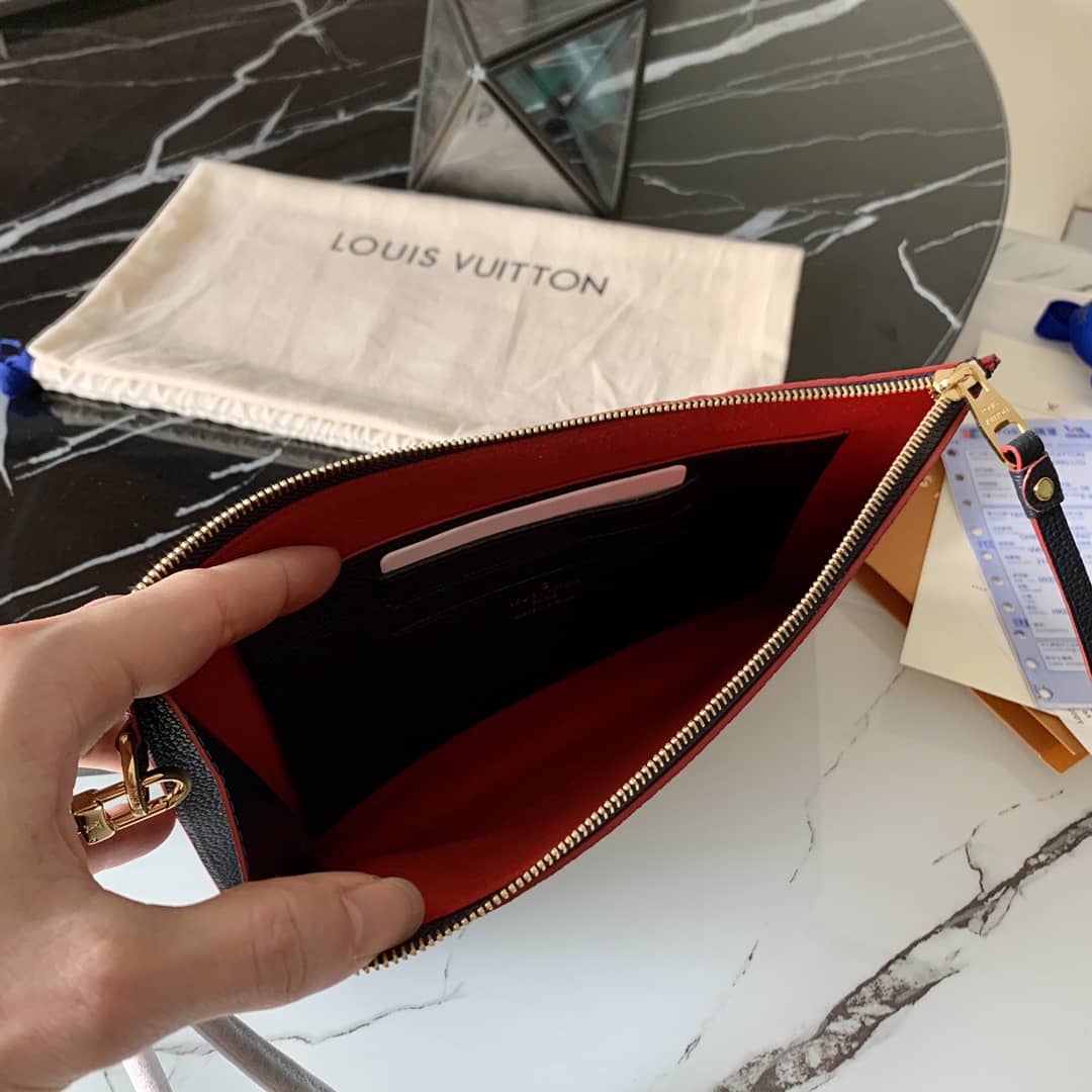 L0vis Vvtt0n Pochette Melanie MM Monogram Empreinte Replica Clutch Blue M68705