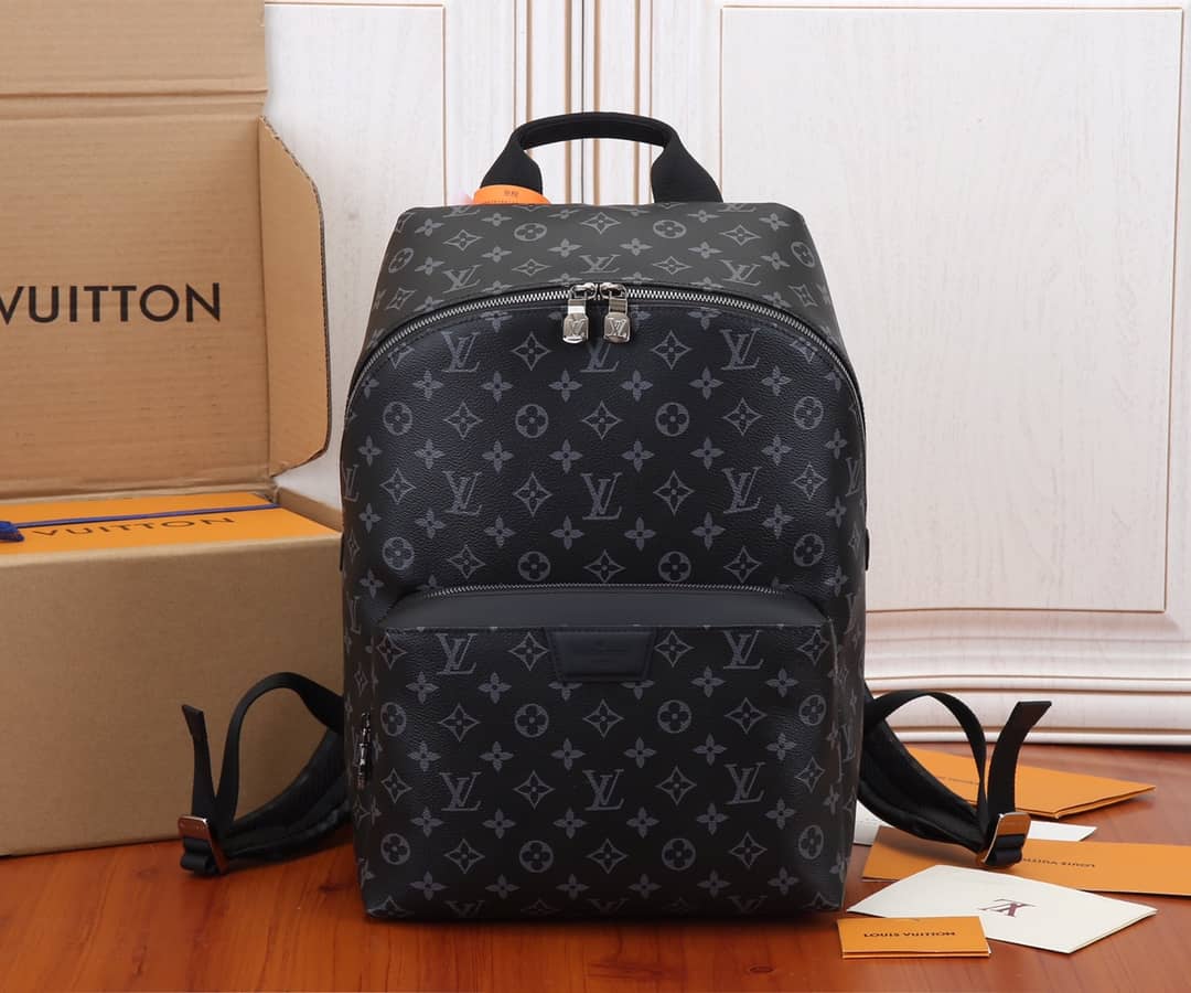 LV Backpack Replica Discovery Backpack PM Monogram Eclipse Canvas M43186