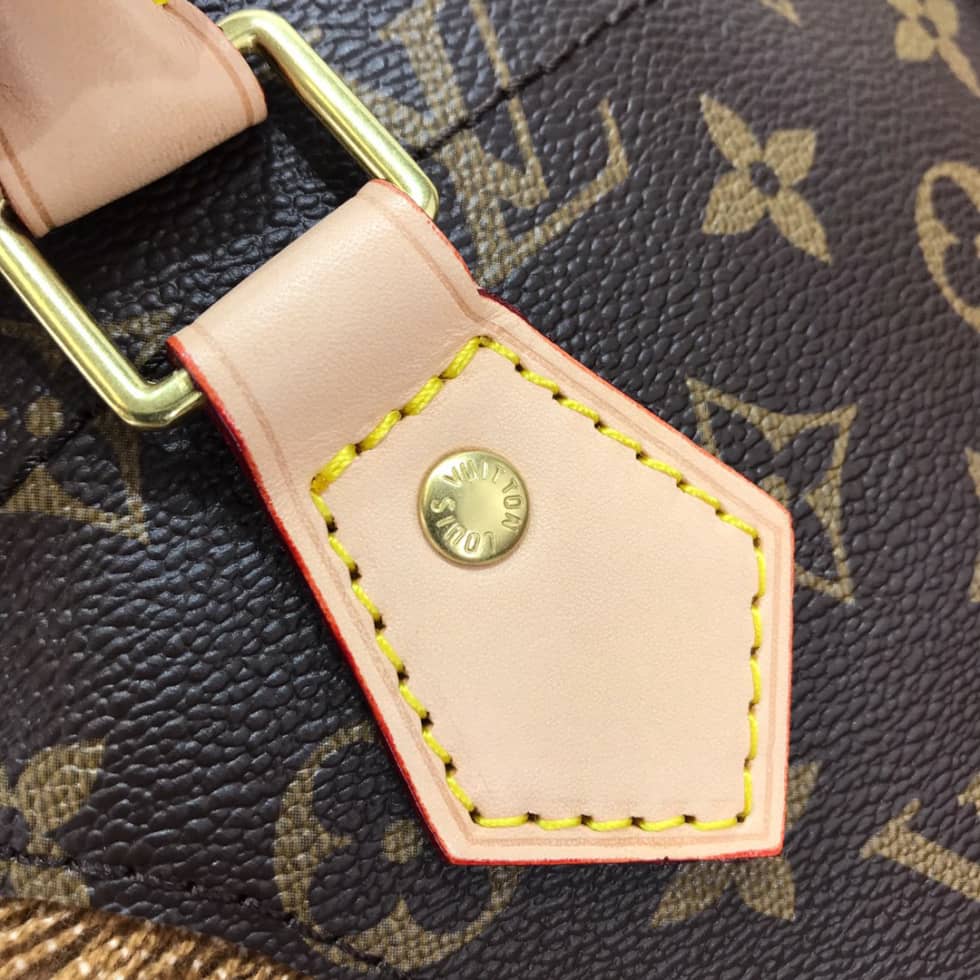 L0vis Vvtt0n Monogram X Comme Des Garons Burned Holes Tote M40011 Replica