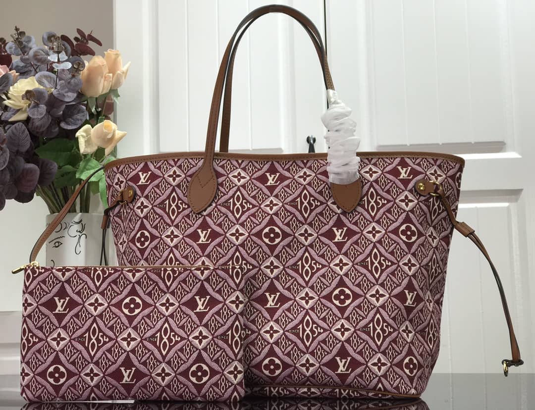 LV Tote Dupe Neverfull MM Since 1854 Monogram Tote Replica M57273