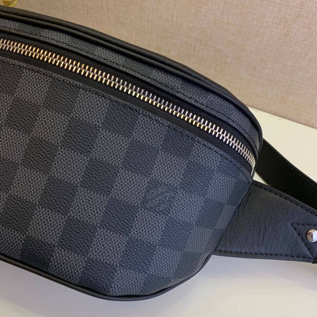 L0vis Vvtt0n Damier Campus Graphite PVC Body Replica Bumbag N40362
